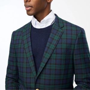 J. Crew Tartan Plaid Thompson University Blazer